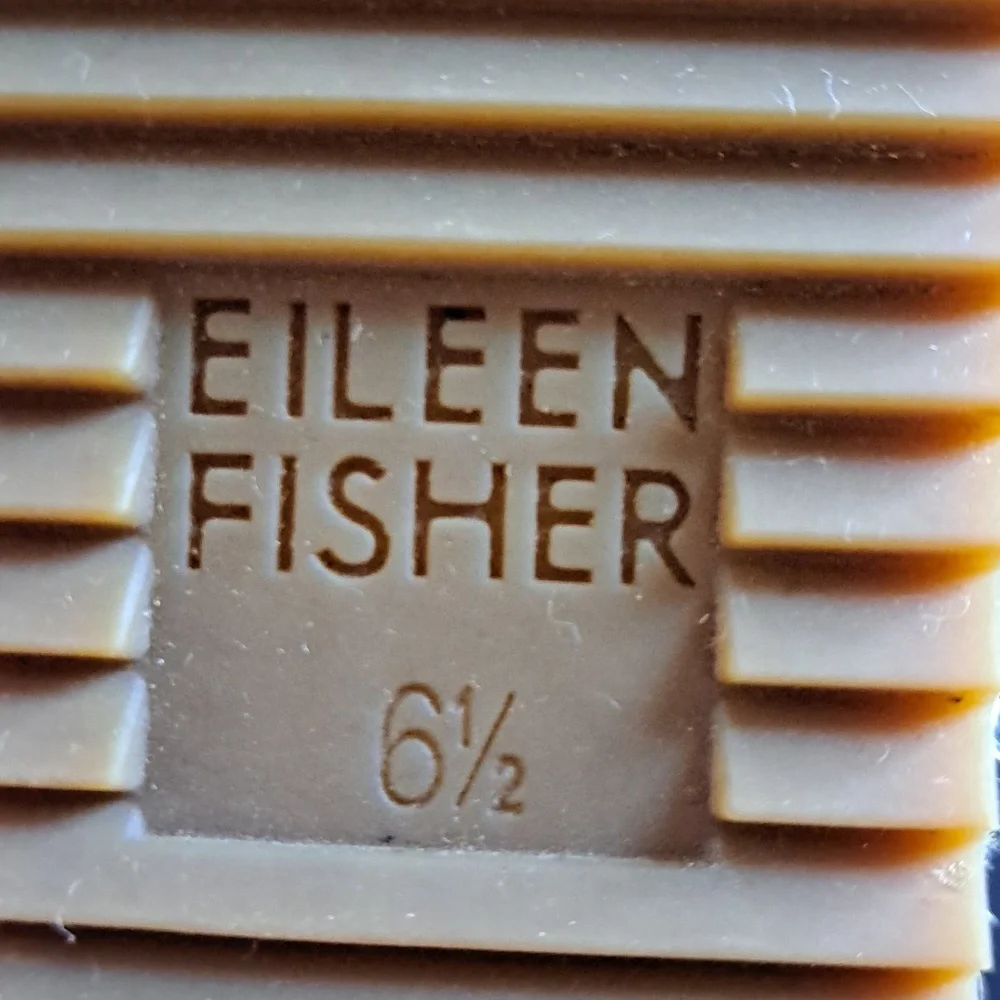 Eileen Fisher Womens Tan Nubuck Suede Whim 2.75